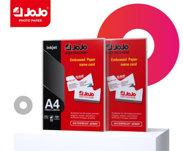 300g double side glossy embossed paper (dermatoglyph)